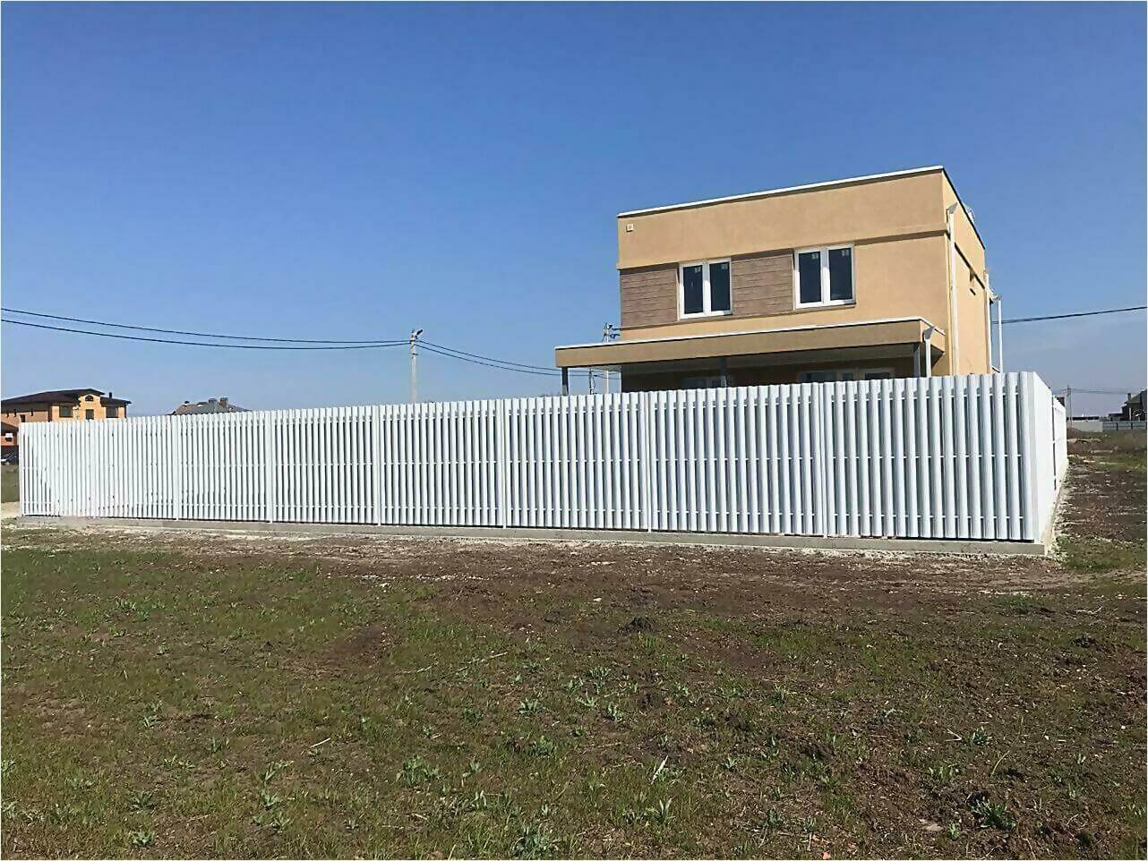 забор из штакетника 95м фото4 в Новосибирске