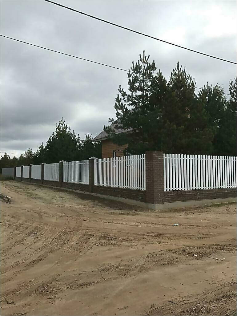 забор из штакетника 95м фото5 в Новосибирске