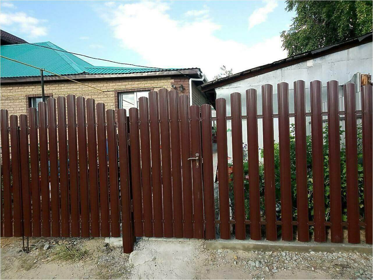 забор-ранчо из штакетника 70м фото2 в Новосибирске