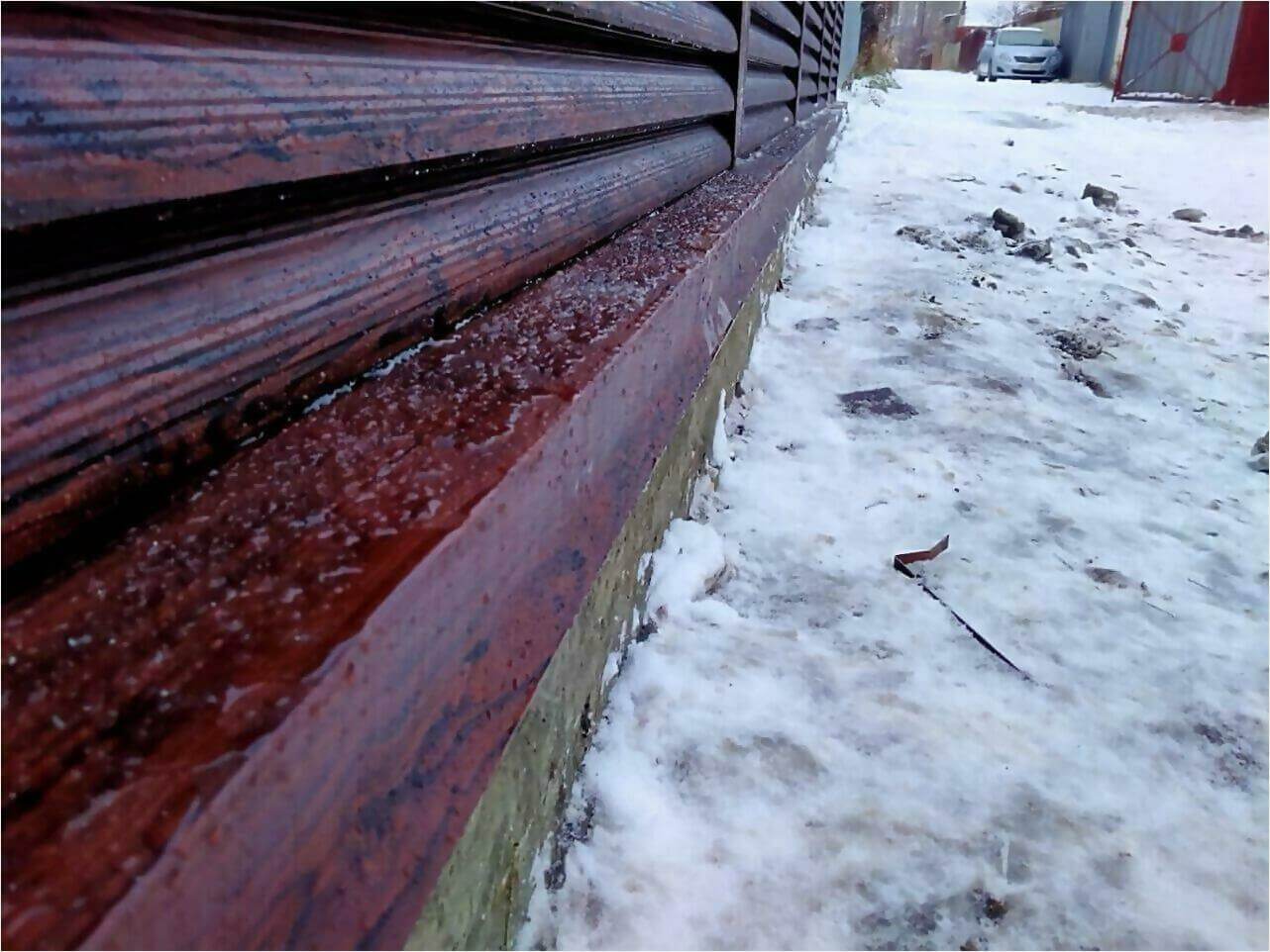 забор-жалюзи Каштан Красный фото5 в Новосибирске